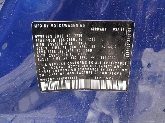 Photo 12 VIN: WVGGNPE28MP060345 - VOLKSWAGEN ID.4 PRO S 