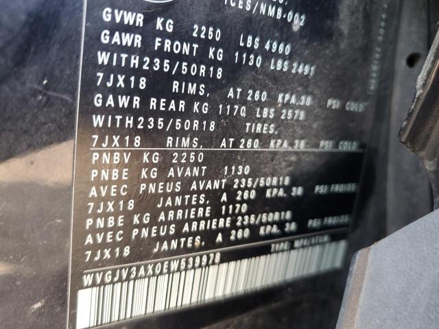 Photo 11 VIN: WVGJV3AX0EW539978 - VOLKSWAGEN TIGUAN 