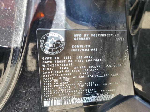 Photo 12 VIN: WVGJV3AXXDW575658 - VOLKSWAGEN TIGUAN 