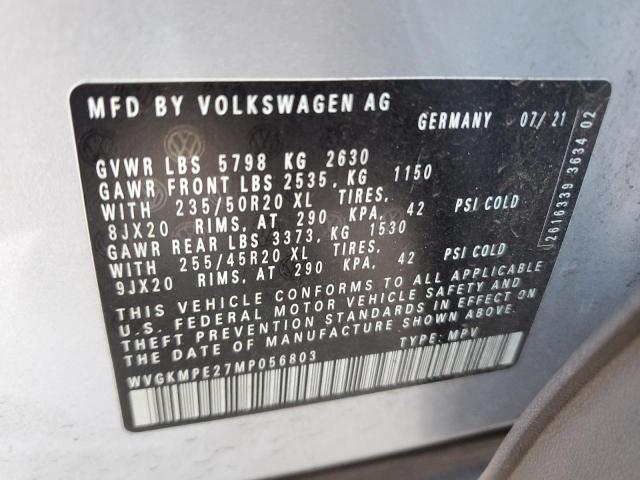 Photo 11 VIN: WVGKMPE27MP056803 - VOLKSWAGEN ID.4 PRO S 