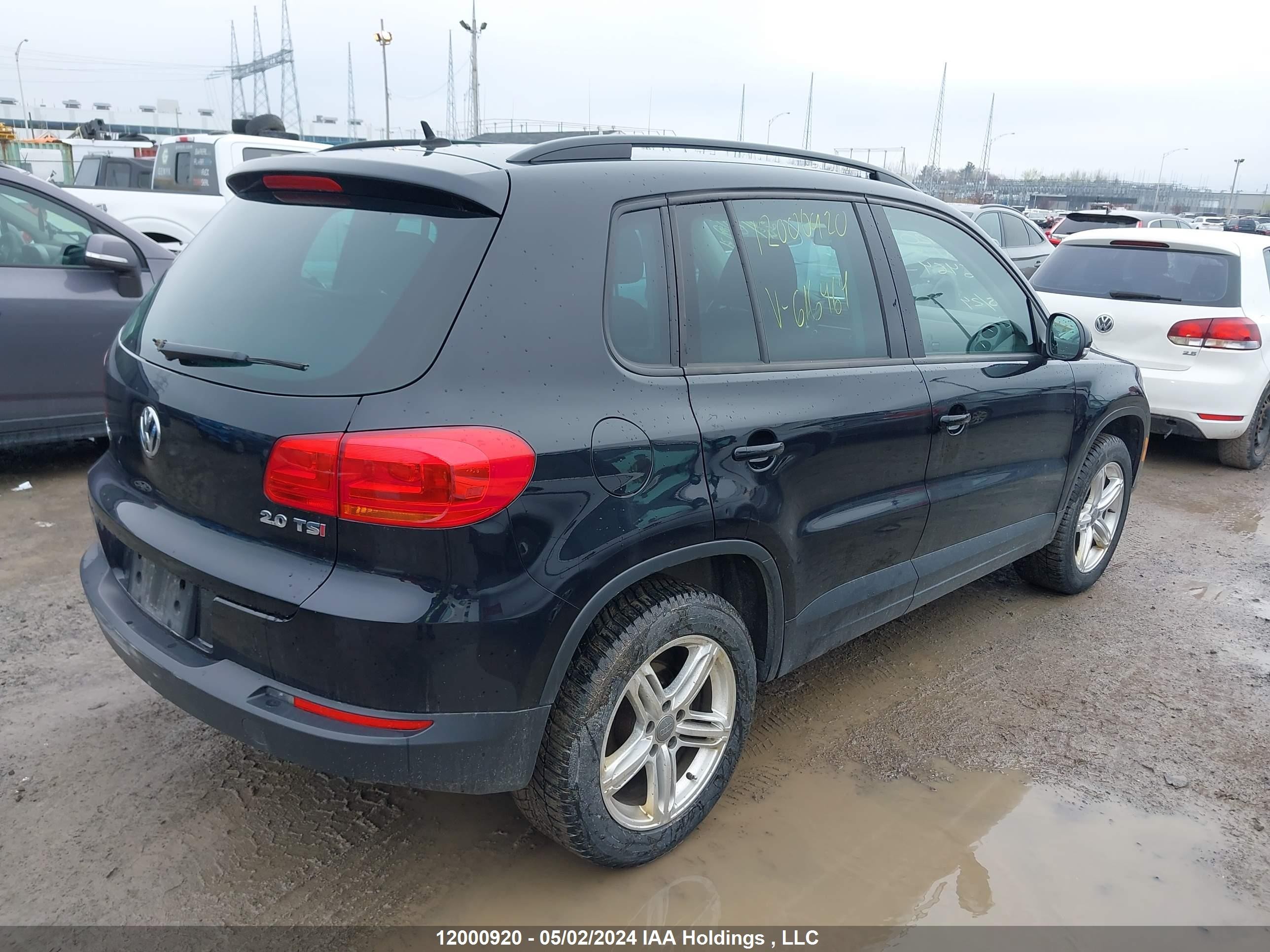 Photo 3 VIN: WVGKV3AX9EW616464 - VOLKSWAGEN TIGUAN 