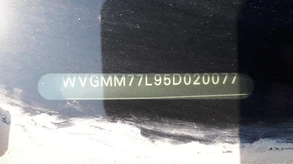 Photo 1 VIN: WVGMM77L95D020077 - VOLKSWAGEN TOUAREG 