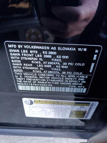 Photo 12 VIN: WVGRF7BP8HD003169 - VOLKSWAGEN TOUAREG 