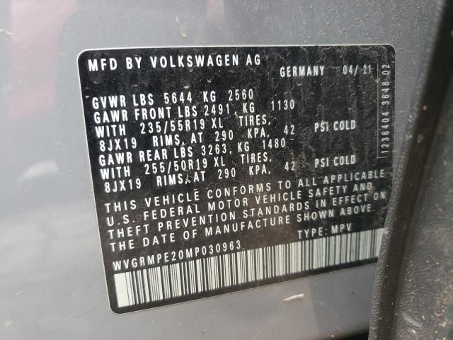 Photo 13 VIN: WVGRMPE20MP030963 - VOLKSWAGEN ID.4 PRO 