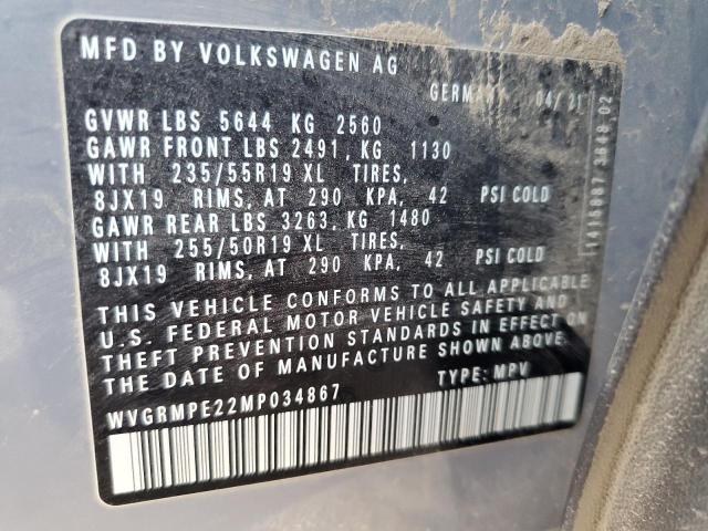 Photo 12 VIN: WVGRMPE22MP034867 - VOLKSWAGEN ID.4 PRO 