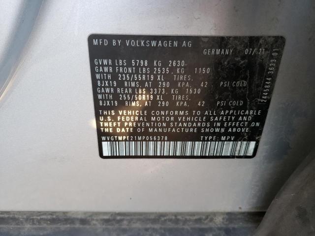 Photo 12 VIN: WVGTMPE21MP056378 - VOLKSWAGEN ID.4 PRO S 