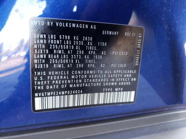 Photo 9 VIN: WVGTMPE24MP024024 - VOLKSWAGEN ID.4 PRO S 