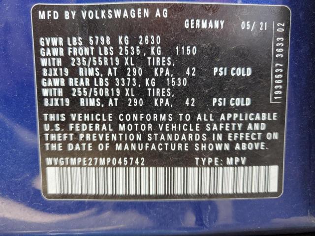 Photo 11 VIN: WVGTMPE27MP045742 - VOLKSWAGEN ID.4 