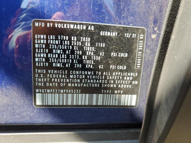 Photo 12 VIN: WVGTMPE27MP065232 - VOLKSWAGEN ID.4 PRO S 