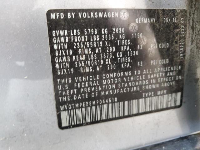 Photo 13 VIN: WVGTMPE28MP044518 - VOLKSWAGEN ID.4 PRO S 