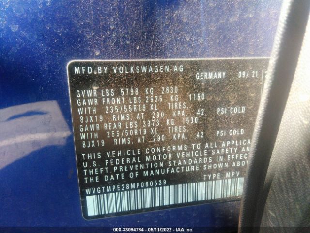 Photo 8 VIN: WVGTMPE28MP060539 - VOLKSWAGEN ID.4 