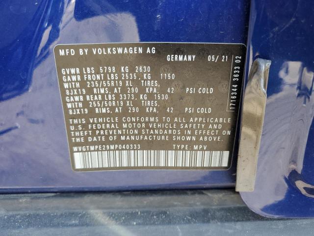 Photo 11 VIN: WVGTMPE29MP040333 - VOLKSWAGEN ID.4 PRO S 