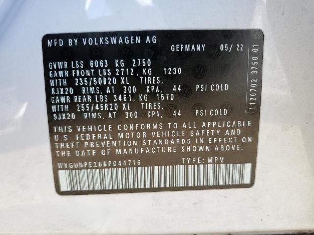 Photo 11 VIN: WVGUNPE28NP044716 - VOLKSWAGEN ID.4 PRO S 