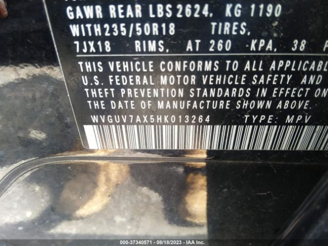 Photo 8 VIN: WVGUV7AX5HK013264 - VOLKSWAGEN TIGUAN 