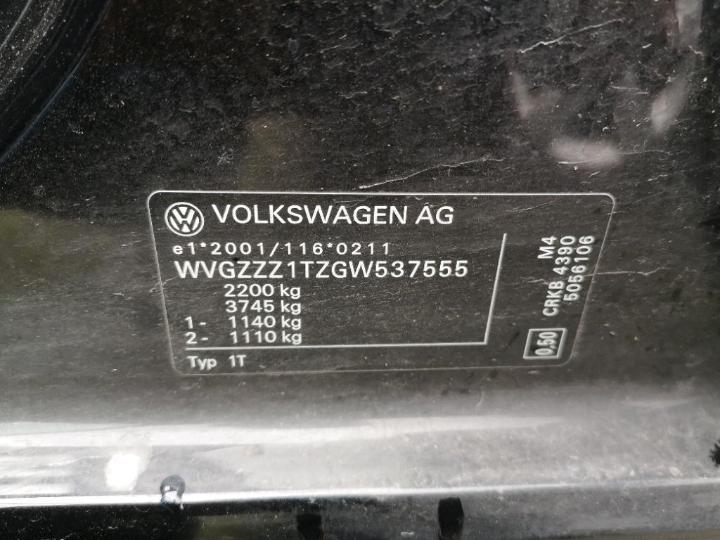 Photo 12 VIN: WVGZZZ1TZGW537555 - VOLKSWAGEN TOURAN 