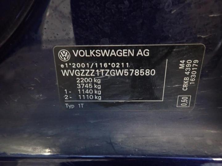 Photo 14 VIN: WVGZZZ1TZGW578580 - VOLKSWAGEN TOURAN 7S 