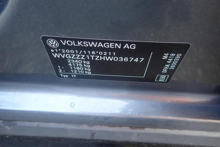 Photo 14 VIN: WVGZZZ1TZHW036747 - VOLKSWAGEN TOURAN 7S 