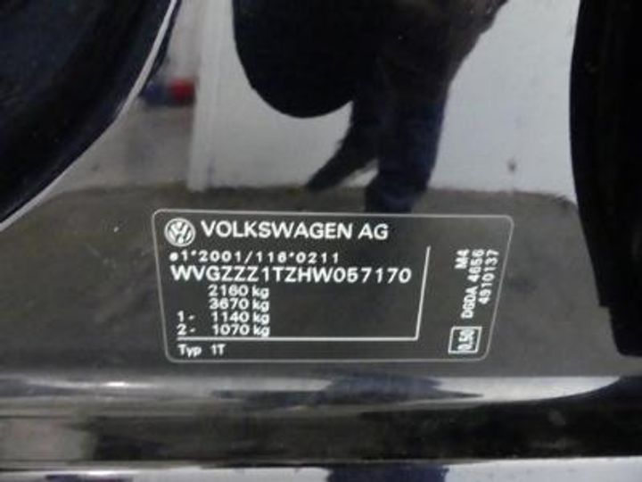 Photo 12 VIN: WVGZZZ1TZHW057170 - VOLKSWAGEN TOURAN DIESEL - 2015 