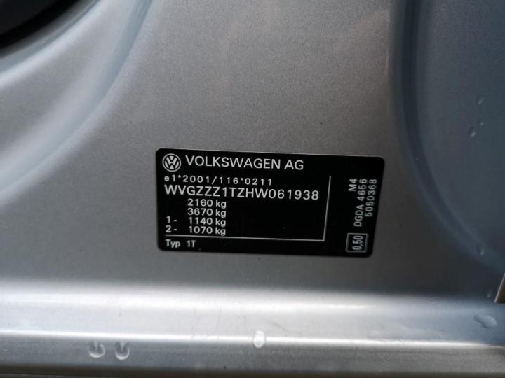 Photo 18 VIN: WVGZZZ1TZHW061938 - VOLKSWAGEN TOURAN 