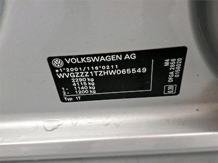 Photo 11 VIN: WVGZZZ1TZHW065549 - VOLKSWAGEN TOURAN DIESEL - 2015 