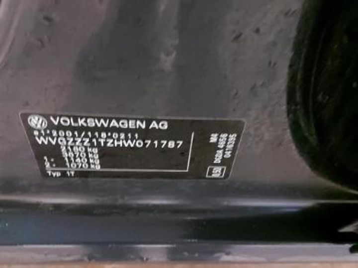 Photo 12 VIN: WVGZZZ1TZHW071787 - VOLKSWAGEN TOURAN DIESEL - 2015 