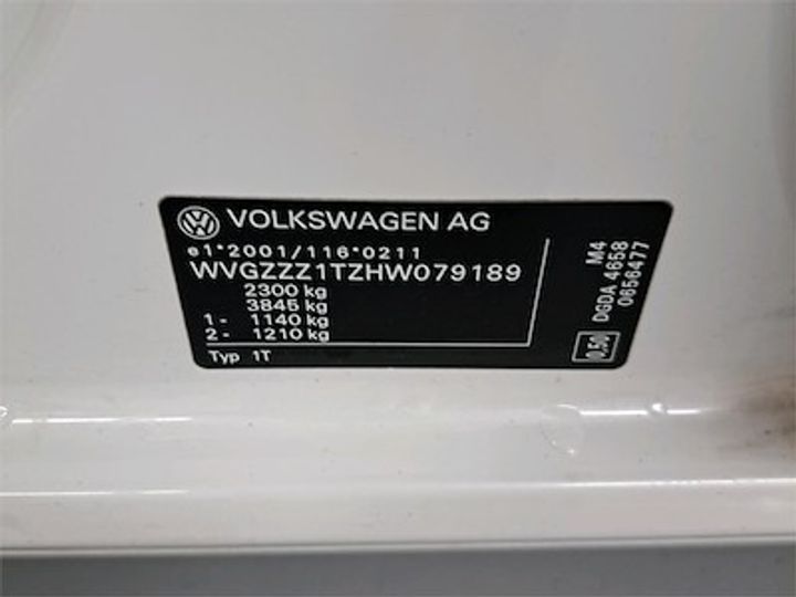 Photo 11 VIN: WVGZZZ1TZHW079189 - VOLKSWAGEN TOURAN DIESEL - 2015 