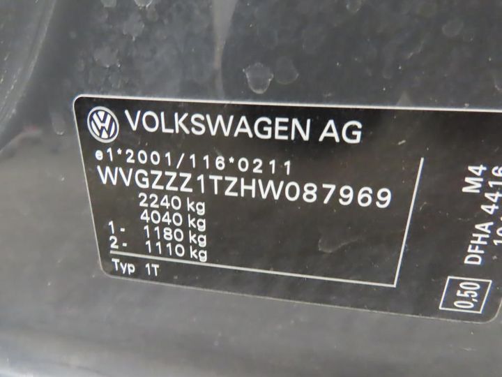 Photo 13 VIN: WVGZZZ1TZHW087969 - VOLKSWAGEN TOURAN 