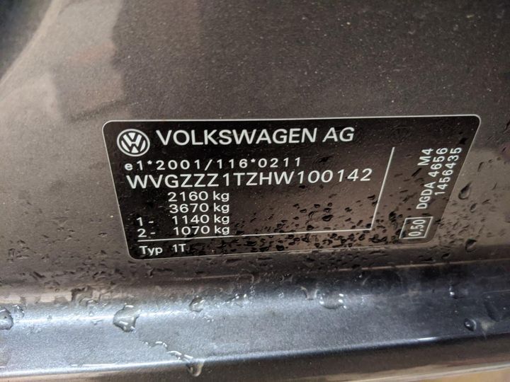 Photo 14 VIN: WVGZZZ1TZHW100142 - VOLKSWAGEN TOURAN 