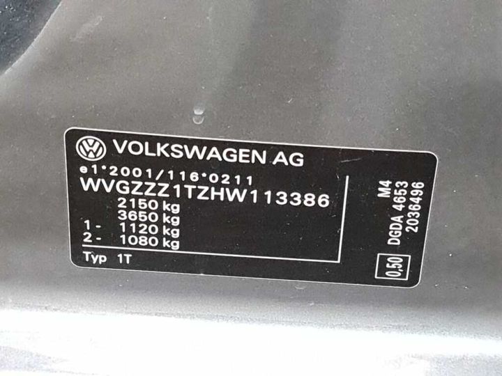 Photo 35 VIN: WVGZZZ1TZHW113386 - VOLKSWAGEN TOURAN 