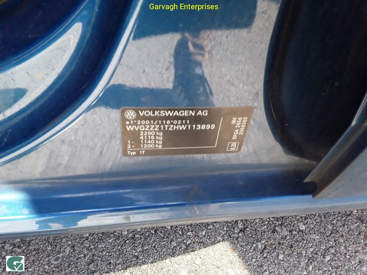 Photo 10 VIN: WVGZZZ1TZHW113899 - VOLKSWAGEN TOURAN 