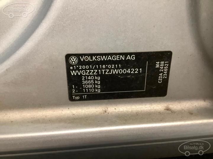 Photo 5 VIN: WVGZZZ1TZJW004221 - VOLKSWAGEN TOURAN MPV 