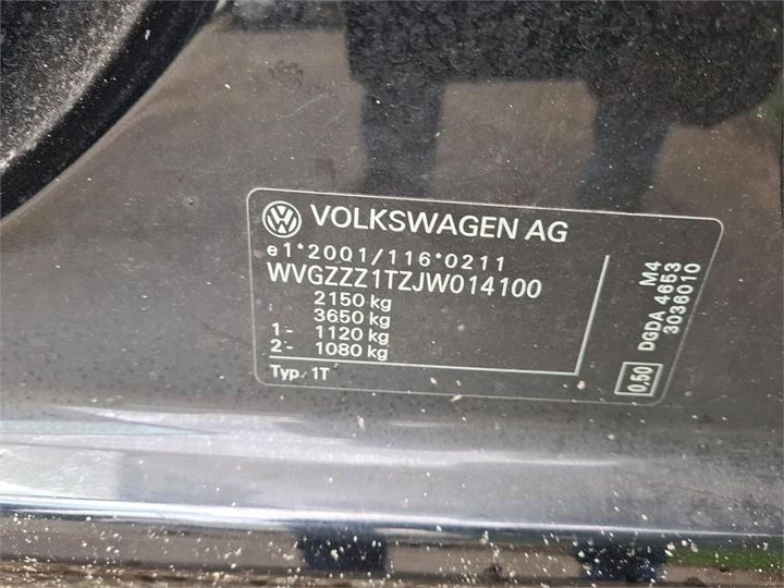 Photo 14 VIN: WVGZZZ1TZJW014100 - VOLKSWAGEN TOURAN 