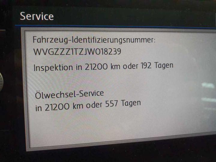 Photo 21 VIN: WVGZZZ1TZJW018239 - VOLKSWAGEN TOURAN 1.6 TDI SCR 