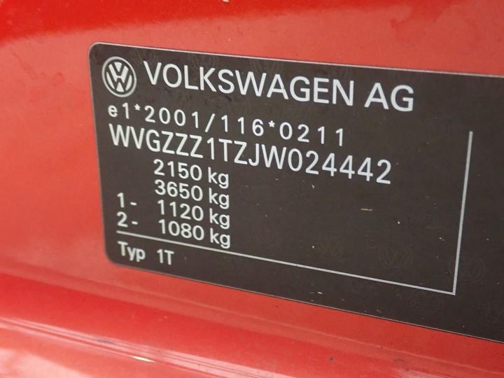 Photo 13 VIN: WVGZZZ1TZJW024442 - VOLKSWAGEN TOURAN 