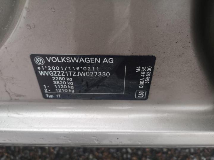 Photo 4 VIN: WVGZZZ1TZJW027330 - VOLKSWAGEN TOURAN 