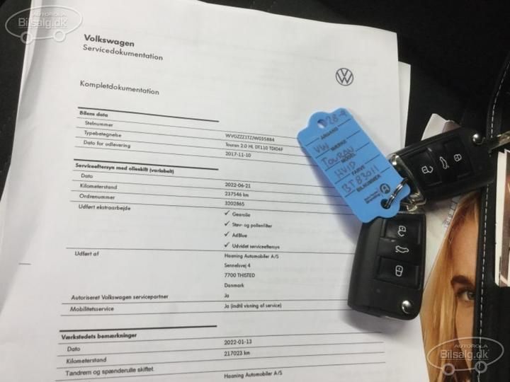 Photo 12 VIN: WVGZZZ1TZJW035884 - VOLKSWAGEN TOURAN MPV 