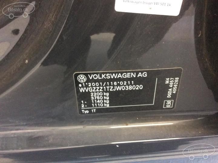 Photo 2 VIN: WVGZZZ1TZJW038020 - VOLKSWAGEN TOURAN MPV 