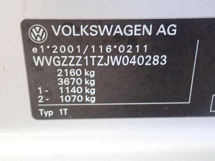 Photo 7 VIN: WVGZZZ1TZJW040283 - VOLKSWAGEN TOURAN 