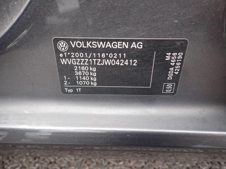 Photo 11 VIN: WVGZZZ1TZJW042412 - VOLKSWAGEN TOURAN 5S 