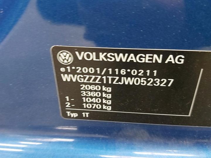 Photo 5 VIN: WVGZZZ1TZJW052327 - VW TOURAN 