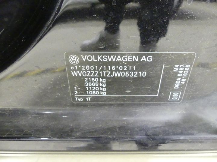 Photo 8 VIN: WVGZZZ1TZJW053210 - VW TOURAN 