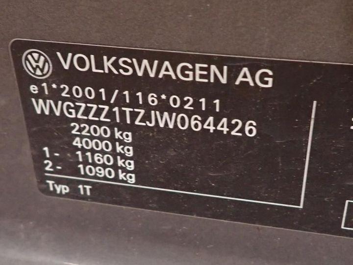 Photo 24 VIN: WVGZZZ1TZJW064426 - VOLKSWAGEN TOURAN 