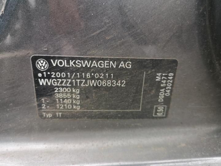 Photo 4 VIN: WVGZZZ1TZJW068342 - VOLKSWAGEN TOURAN 