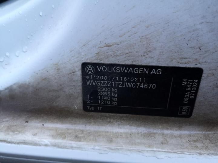 Photo 7 VIN: WVGZZZ1TZJW074670 - VOLKSWAGEN TOURAN 