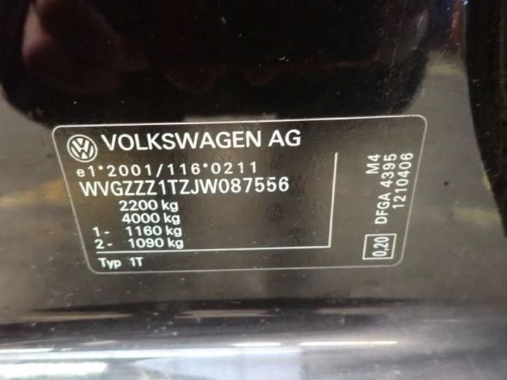 Photo 25 VIN: WVGZZZ1TZJW087556 - VOLKSWAGEN TOURAN 