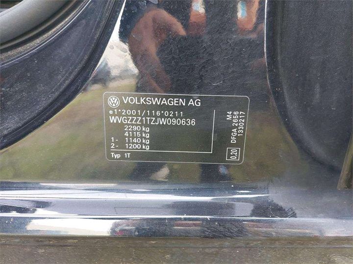 Photo 8 VIN: WVGZZZ1TZJW090636 - VOLKSWAGEN TOURAN 