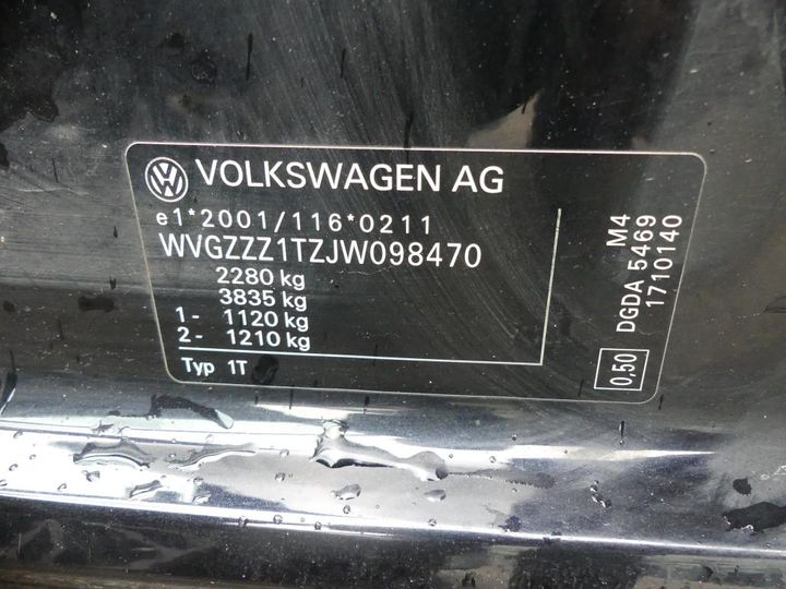 Photo 13 VIN: WVGZZZ1TZJW098470 - VW TOURAN 