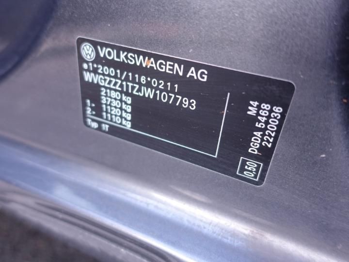 Photo 6 VIN: WVGZZZ1TZJW107793 - VOLKSWAGEN TOURAN 