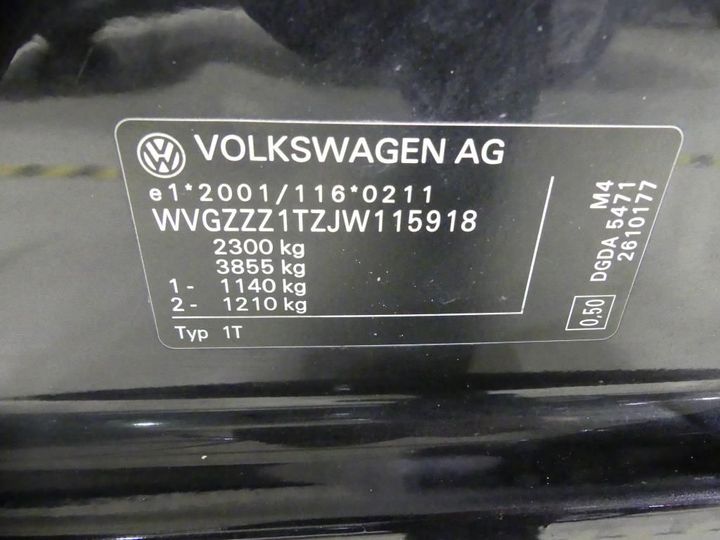 Photo 4 VIN: WVGZZZ1TZJW115918 - VOLKSWAGEN TOURAN 