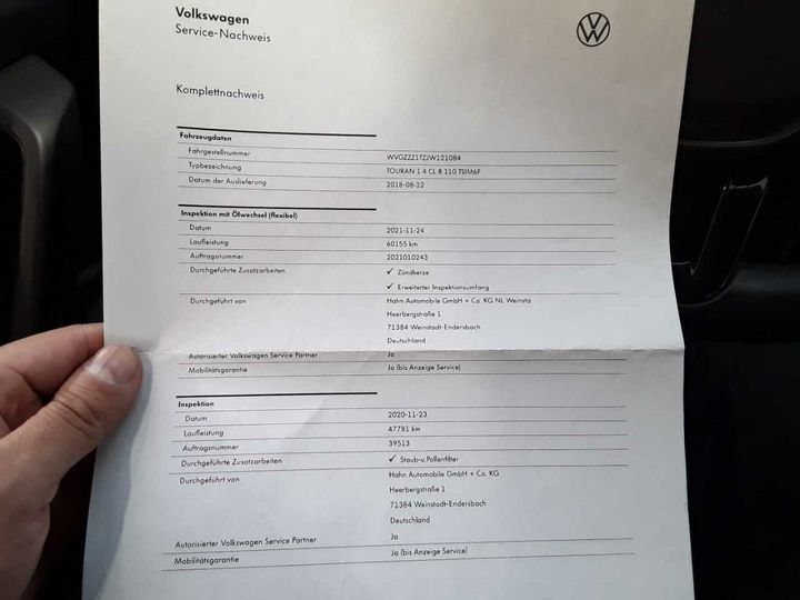 Photo 23 VIN: WVGZZZ1TZJW121084 - VOLKSWAGEN TOURAN 1.4 TSI 